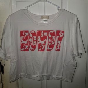 Short sleeve crop top, torrid, size L